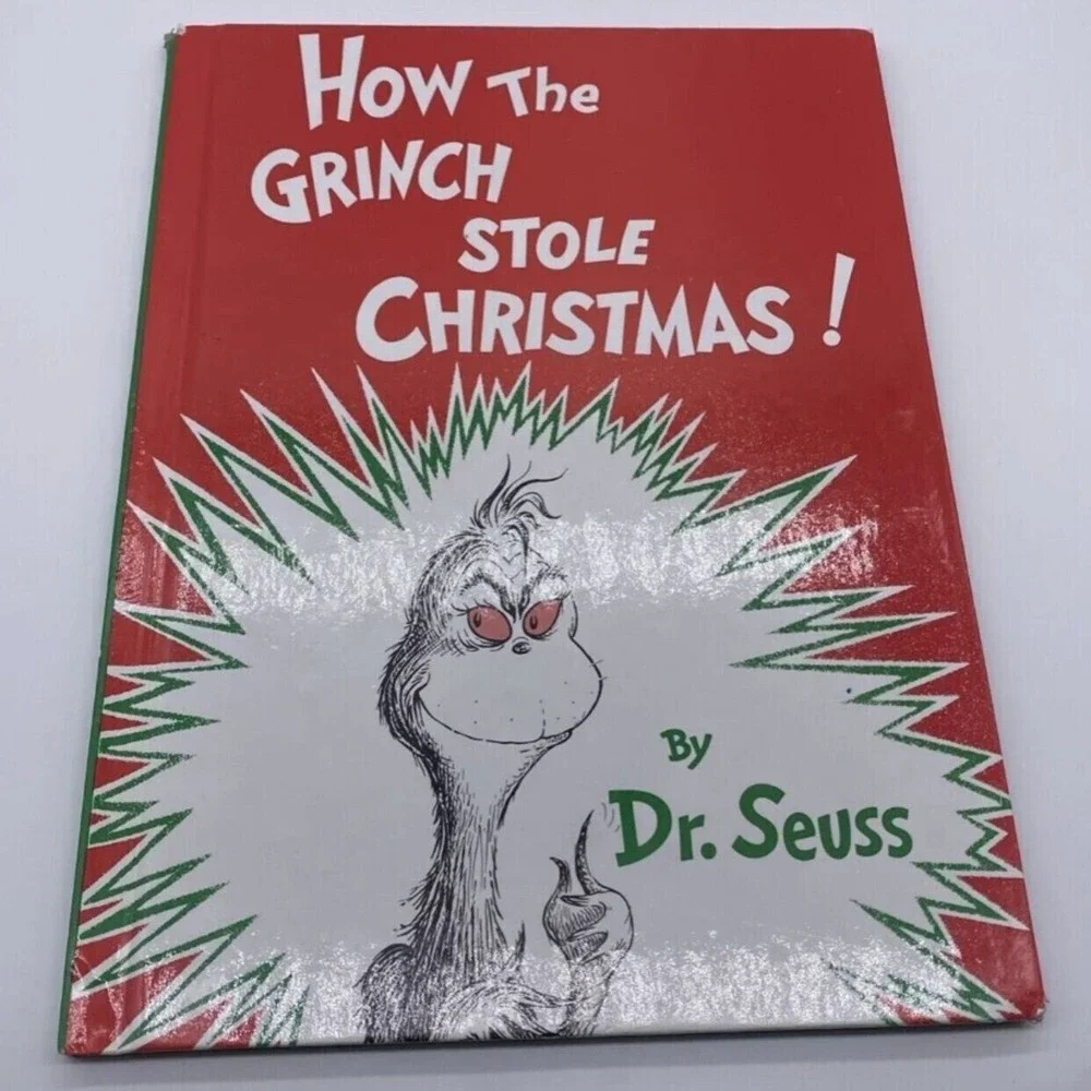 Dr Seuss How The Grinch Stole Christmas Book And‎ NWT Plush